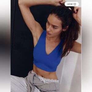 FP Movement Never Better Crop Light Cobalt size M